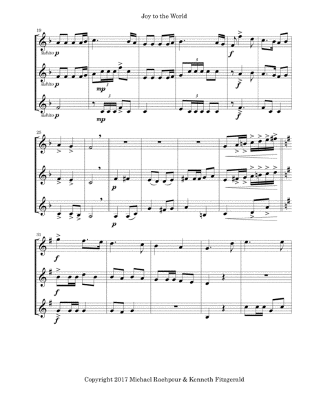 Joy To The World Trumpet Trio Page 2