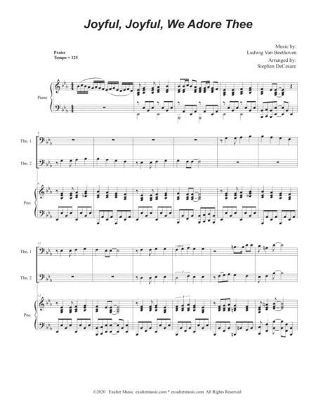 Joyful Joyful We Adore Thee Trombone Duet Page 2