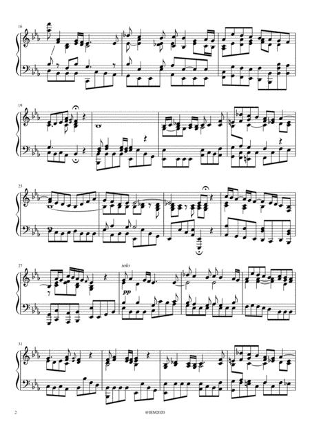 Js Bach Aria Schlummert Ein Ihr Matten Augen Bwv 82 Arrangment Transcription For Piano By Jaap Eilander Page 2