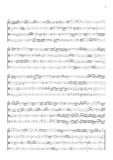 Js Bach Fantasie In A Moll Bwv904 For String Quartet Cb206 Page 2