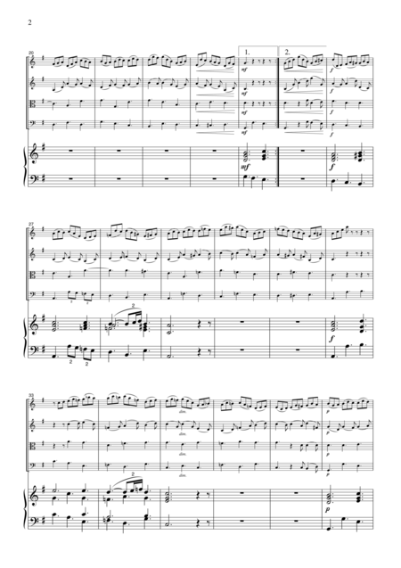 Js Bach Jesu Joy Of Mans Desire From Cantata Bwv147 For Piano Quintet Pb901 Page 2