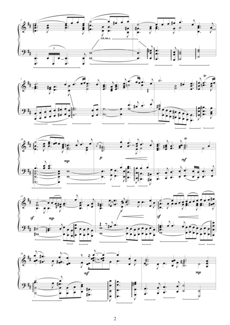 Js Bach Orchestral Suite No 3 In D Major Bwv 1068 Complete Piano Version Page 2