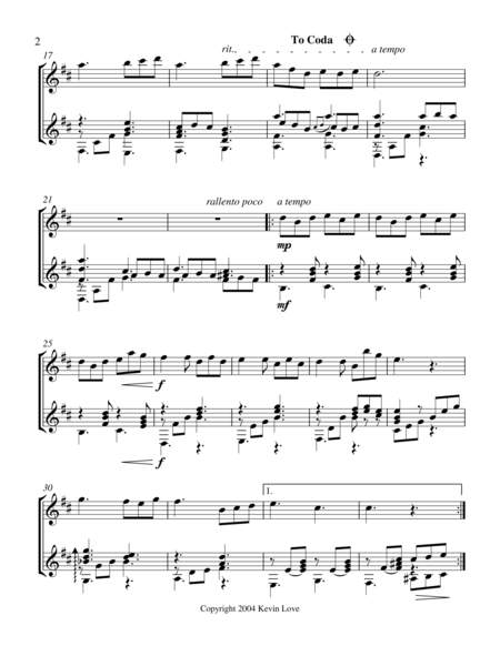 Julia Florida Barcarola Violin And Guitar Score And Parts Page 2