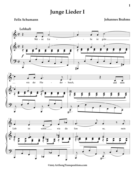 Junge Lieder I Op 63 No 5 C Major Page 2