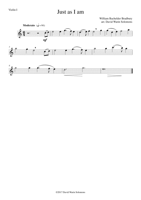 Just As I Am For String Quartet Page 2