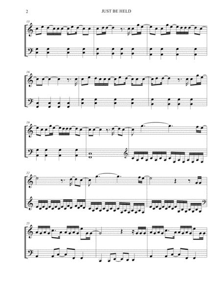 Just Be Held Casting Crowns Mark Hall Sheet Music Easy Piano Page 2