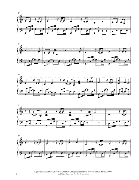 Just Breathe Pearl Jam Piano Solo Page 2