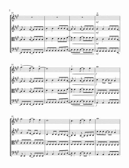 Just Like Heaven String Quartet The Cure Arr Cellobat Page 2