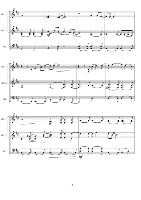 Just The Way You Are Billy Joel Arranged For String Trio Page 2