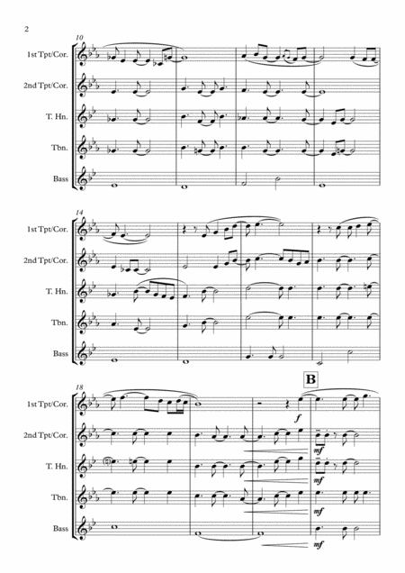 Just The Way You Are Brass Quintet Page 2