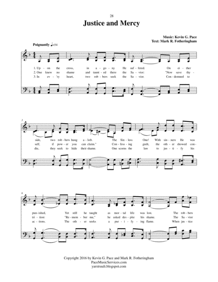 Justice And Mercy An Original Hymn Page 2