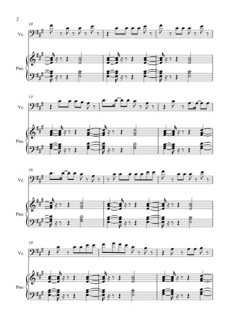 Justin Bieber Intentions Violoncello Solo Page 2