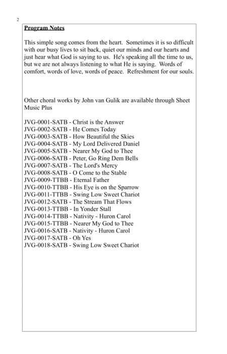 Jvg 0019 Satb Be Still And Know Page 2