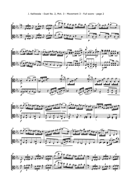 Kalliwoda J Duet No 2 Mvt 3 Op 70 For Two Violas Page 2