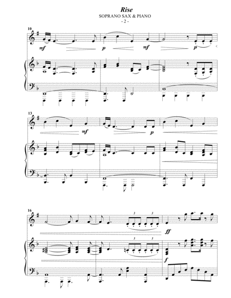 Katy Perry Rise For Soprano Sax Piano Page 2