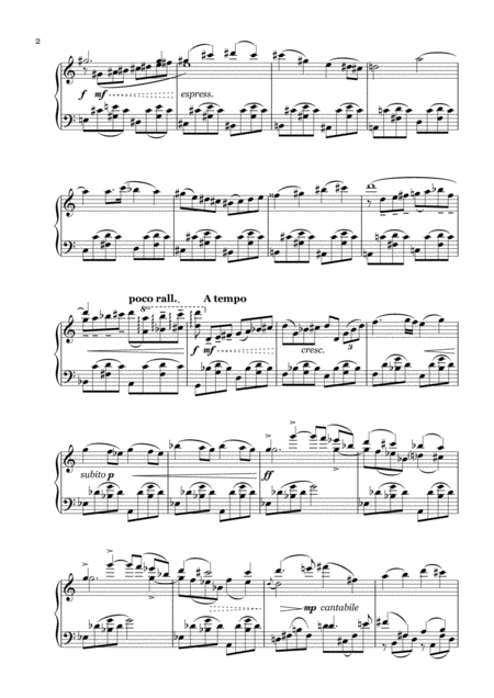 Khachaturian Nocturne From The Masquerade Piano Solo Page 2