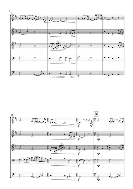 Kissing You For Brass Quintet Page 2