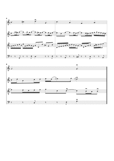 Komm Gott Schpfer Heiliger Geist Bwv 631 From Orgelbuechlein Arrangement For 4 Recorders Page 2