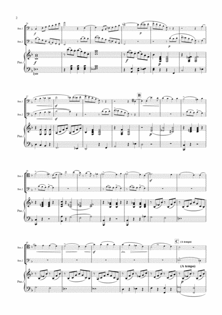 Konzertstck No 2 Op 114 Arranged For 2 Bassoons And Piano Page 2