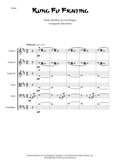 Kung Fu Fighting Carl Douglas String Quartet Quintet Or Small String Ensemble Or Orchestra Page 2