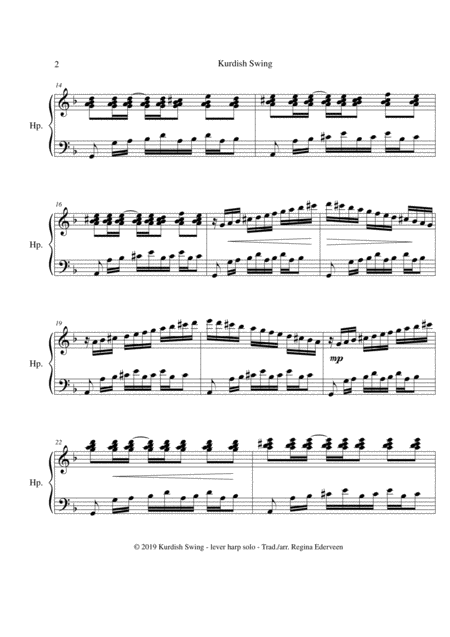 Kurdish Swing Lever Harp Solo Page 2