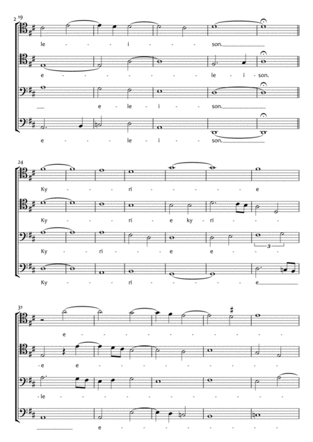 Kyrie From Missa Pro Fidelibus Defunctis For Trombone Quartet Page 2