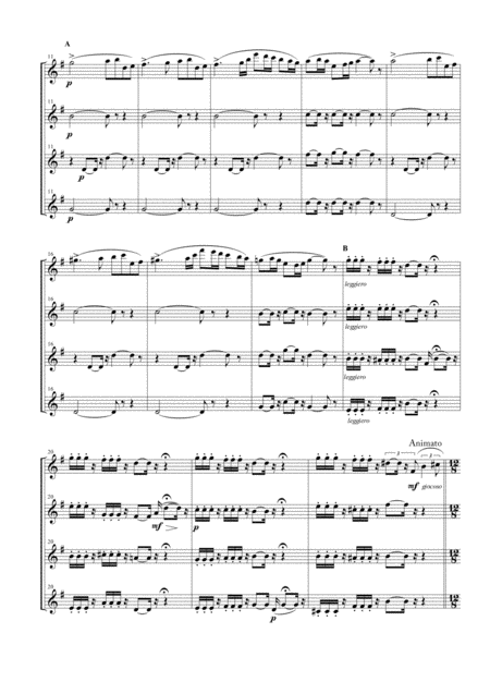 L Arlesienne Suite No 2 For Flute Quartet Page 2