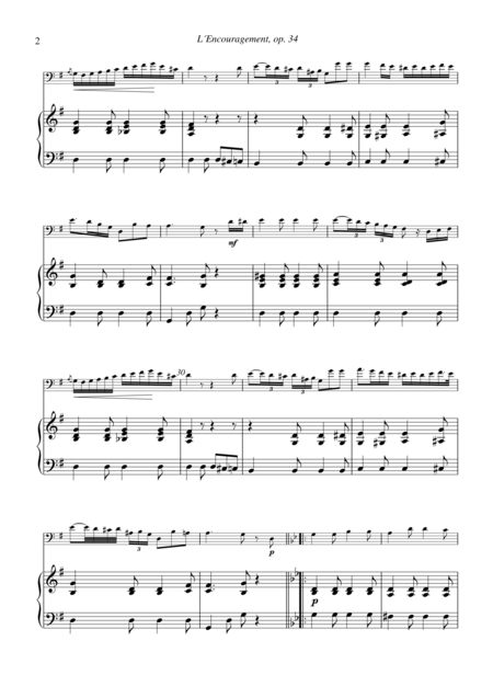 L Encourament Op 34 For Cello And Piano Page 2