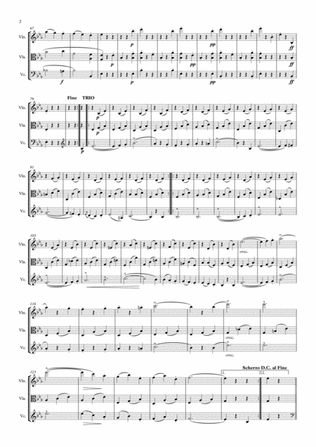 L V Beethoven Scherzo Page 2