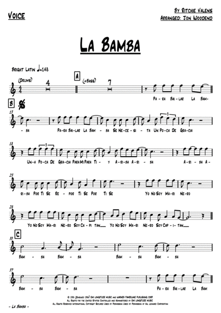 La Bamba 8 Piece Band Page 2