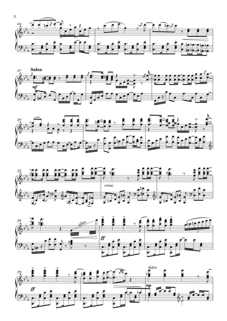 La Copa De La Vida The Cup Of Life Piano Solo Arrangement Page 2