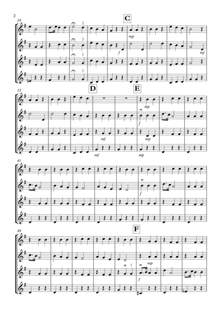 La Donna E Mobile From Rigoletto For Violin Quartet Page 2