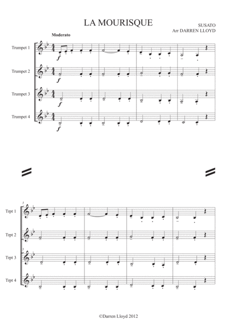 La Mourisque Trumpet Quartet Page 2