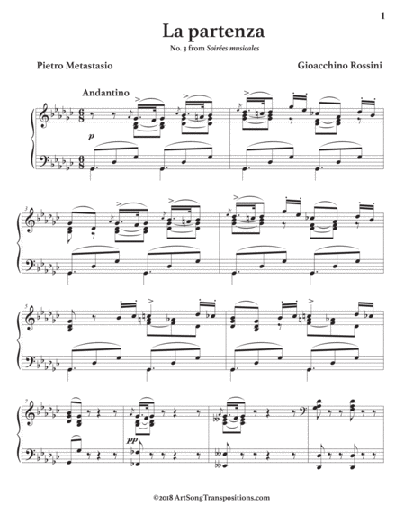 La Partenza G Flat Major Page 2