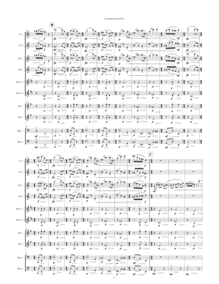 La Serenissima 2013 For Ten Wind Instruments Page 2