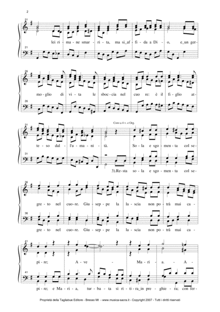 La Storia Di Maria Tagliabue Cantico Di Natale For Satb Choir Page 2