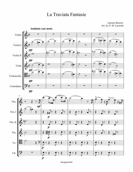 La Traviata Fantasie Score Only Page 2