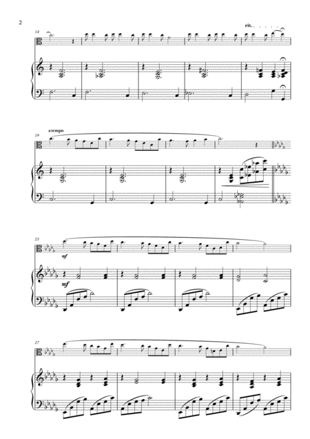 La Vie En Rose For Viola And Piano Page 2