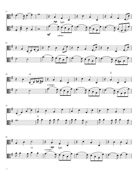 La Vie En Rose Violin Viola Duet Page 2