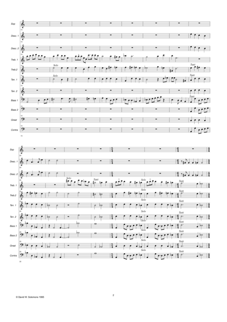 Landscape Before Sunrise For Recorder Orchestra Page 2
