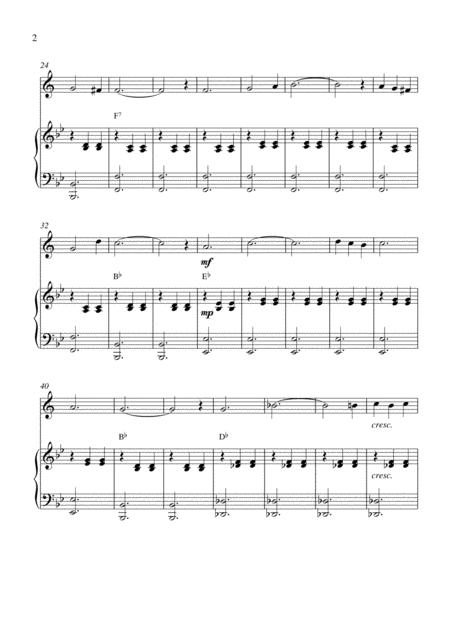 Lara Theme From Doctor Zhivago For Bb Trumpet Solo And Piano Accompaniment Page 2