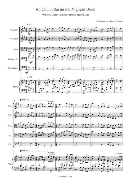 Largo From Symphony No 9 From The New World Dvorak Theme For Solo Clarinet And Piano Page 2