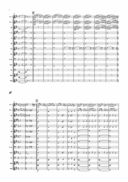 Largo From The New World Symphony Brass Ensemble Page 2