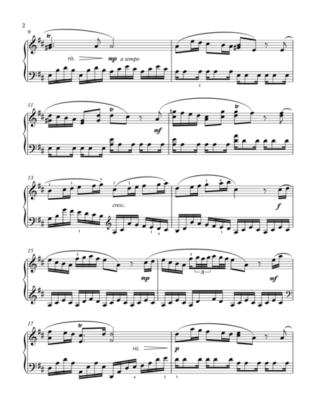 Largo From Winter For Piano Solo Page 2
