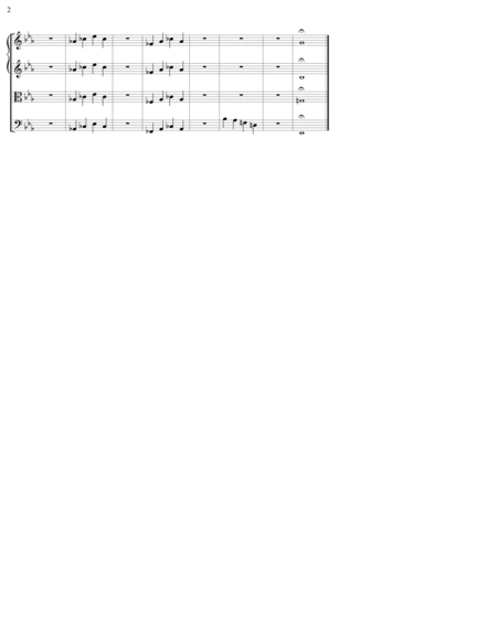 Largo In Eb Major For String Orchestra Page 2