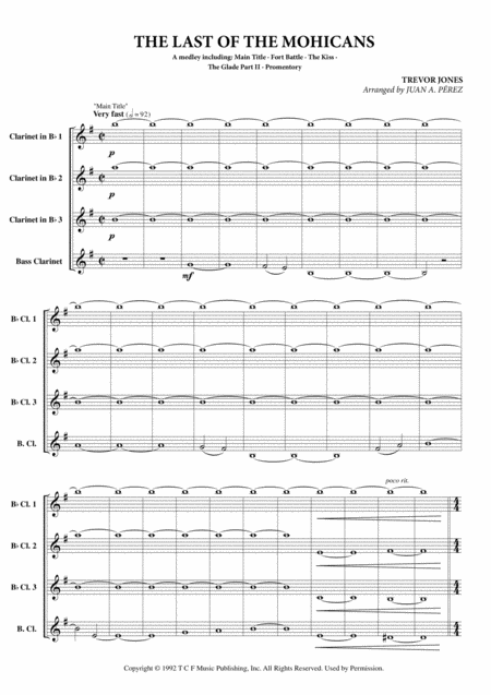 Last Of The Mohicans Main Theme Page 2