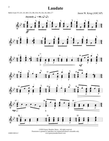 Laudate For 12 Handbells Page 2