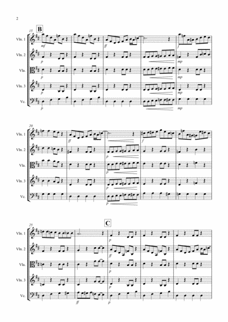 Laundrette Blues For String Quartet Page 2