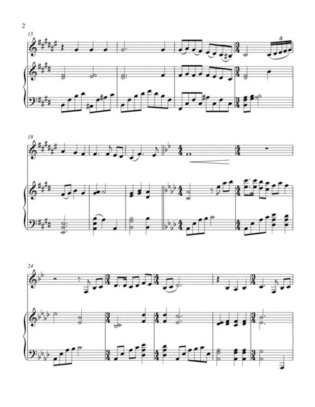 Lead Kindly Light Clarinet Solo Religious Contemporary Harmony Page 2