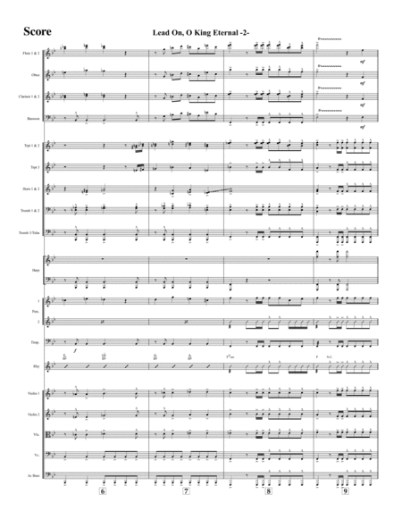 Lead On O King Eternal 8 Core Orchestra Page 2